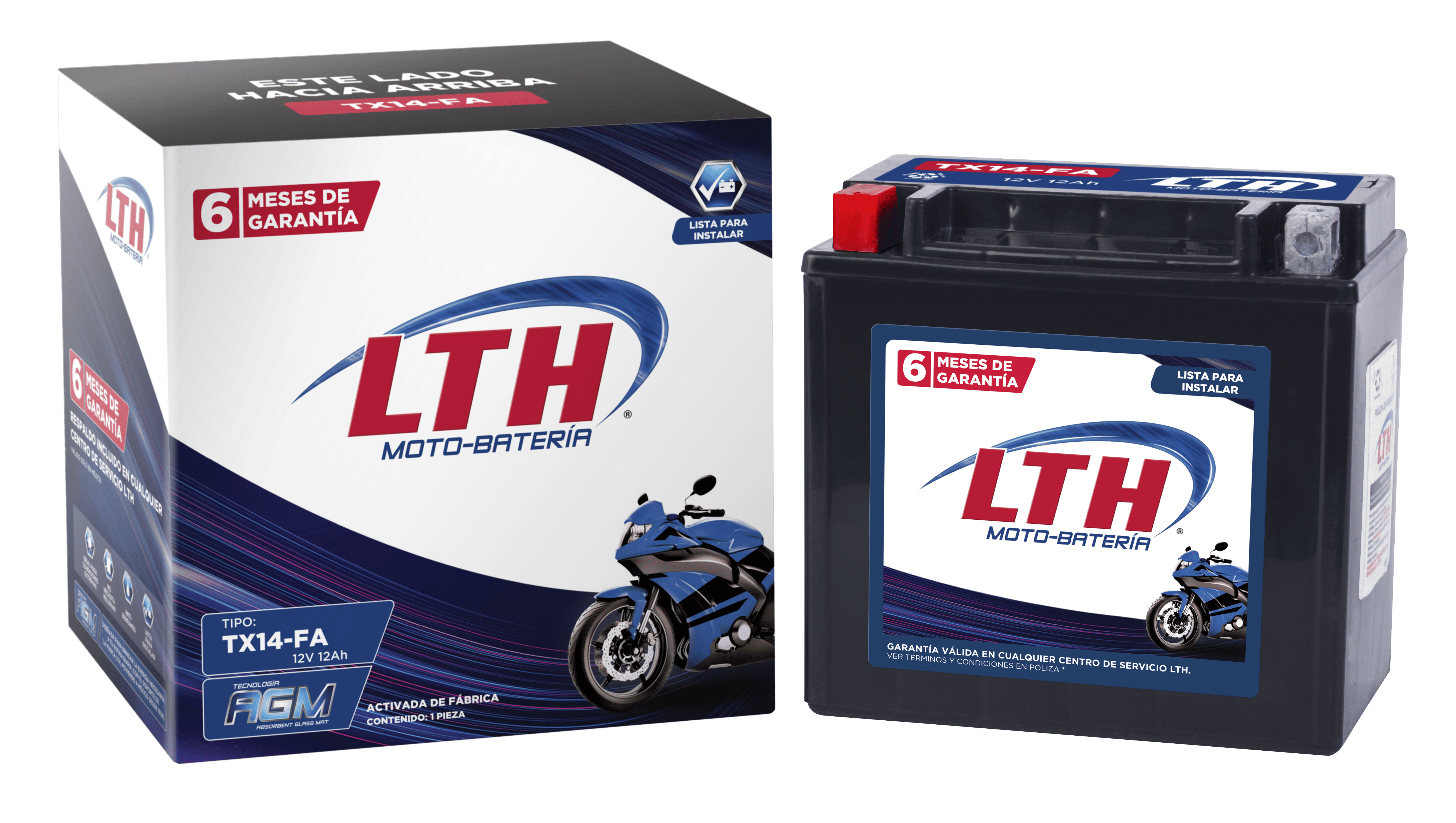 LTH® MOTOBATERIAS AGM ACTIVADA